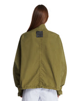 Giacca In Cotone Multitasche Verde | PDP | Antonia