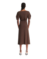 Brown Off-Shoulder Dress | PDP | Antonia