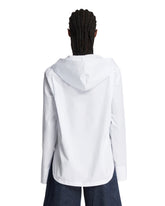 White Hooded Shirt | PDP | Antonia