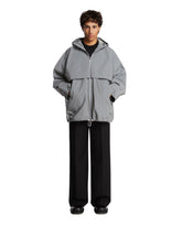 Gray Hooded Windbreaker Jacket - LACOSTE MEN | PLP | Antonia