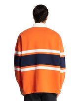 Orange Long-Sleeve Polo | PDP | Antonia
