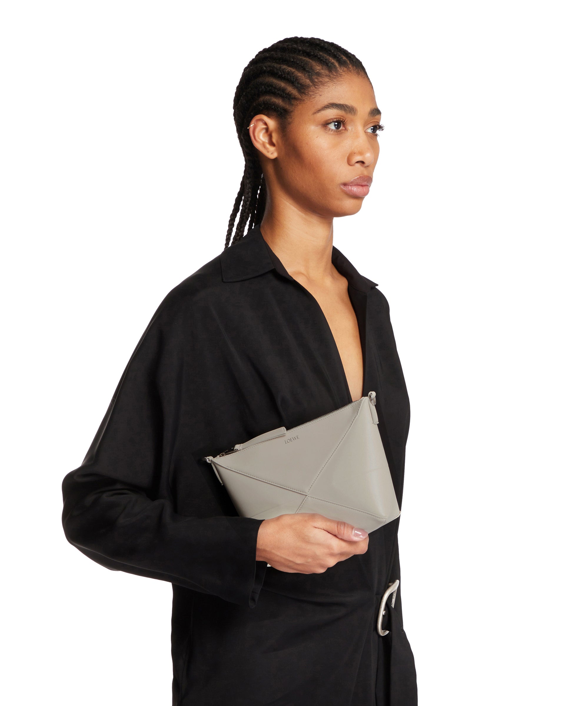 White Puzzle Fold Pouch | LOEWE - Antonia