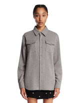 Gray Slade Denim Shirt | PDP | Antonia