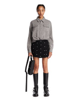 Gray Slade Denim Shirt | PDP | Antonia