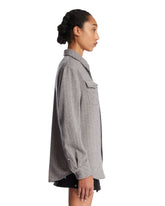 Gray Slade Denim Shirt | PDP | Antonia