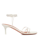 White Lace Up Lori Sandals | PDP | Antonia