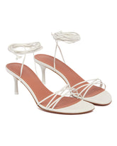 White Lace Up Lori Sandals - Women's pumps | PLP | Antonia