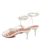 White Lace Up Lori Sandals | PDP | Antonia