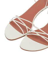 White Lace Up Lori Sandals | PDP | Antonia