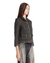 Gray Cropped Jacket | PDP | Antonia