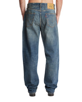 Levi's x Barbour Blue 568 Loose Jeans | PDP | Antonia