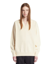 Maglione A Polo In Cotone Bianco - MAGLIERIA DONNA | PLP | Antonia