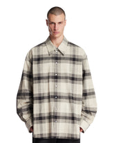 Camicia A Quadri Beige | PDP | Antonia