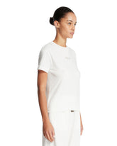 White Classic T-Shirt with Logo | PDP | Antonia