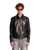 Black Leather Zip Jacket - TUTTI CHECK ATELIER | PLP | Antonia