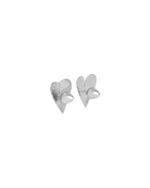 Silver Le Coeur Torn Earrings | PDP | Antonia