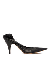 Red Liisa Leather Decollete | PDP | Antonia