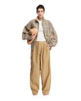 Beige Phebe Cotton Pants - Women's trousers | PLP | dAgency