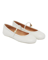 White Carla Flats - Women's shoes | PLP | dAgency