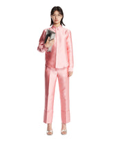 Pantaloni In Misto Seta Rosa - CALVIN KLEIN WOMEN | PLP | Antonia