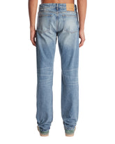 Blue Straight-Fit Jeans | PDP | Antonia