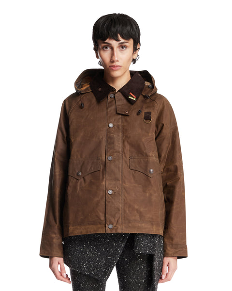 Levi's x Barbour Brown Spey Waxed Jacket | LEVI'S - Antonia