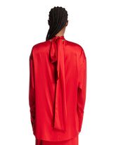 Red Elide Silk Shirt | PDP | Antonia