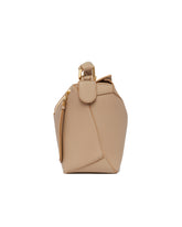 Beige Small Puzzle Bag | PDP | Antonia