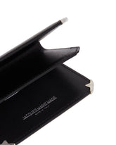 Black Trifold Leather Wallet | PDP | Antonia