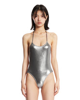 Silver One-Piece Swimsuit | PDP | Antonia