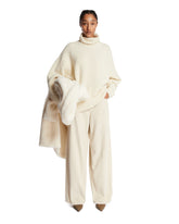 Maglione A Collo Alto In Lana Bianco - Toteme donna | PLP | Antonia