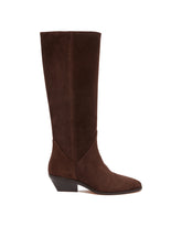 Stivali Texani In Suede Marroni - STIVALI DONNA | PLP | Antonia