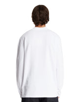 White Gros Grain Long Sleeve T-Shirt | PDP | Antonia