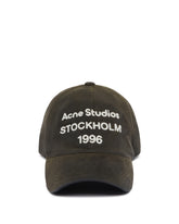 Black Logo Cap - ACNE STUDIOS | PLP | Antonia