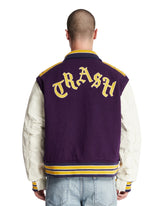 Giacca Varsity Con Ricami Viola | PDP | Antonia