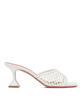 White Lupita Net Mules - Women's pumps | PLP | Antonia