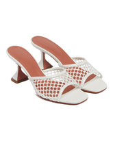 White Lupita Net Mules - Women's pumps | PLP | Antonia