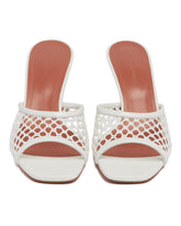 White Lupita Net Mules | PDP | Antonia