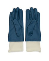 Guanti A Strati In Pelle Blu - GUANTI DONNA | PLP | Antonia