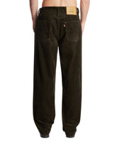 Levi's x Barbour Green 578 Pleated Corduroy Pants | PDP | Antonia