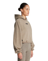 Beige Cotton Hoodie | PDP | Antonia