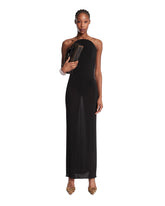 Black Sculpture Jersey Dress - Alaia women | PLP | Antonia