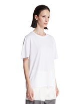 T-Shirt Girocollo In Cotone Bianca | PDP | Antonia