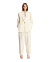 White Luisa Blazer - UMIT BENAN WOMEN | PLP | Antonia