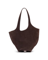 Brown La Scoop Medium Tote Bag | PDP | Antonia