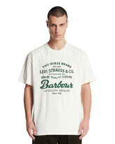 Levi's x Barbour White Graphic T-Shirt - New arrivals men's clothing | PLP | Antonia