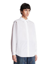 White Esetan Cotton Shirt | PDP | Antonia