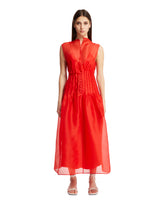 The Wes Dress In Red - KHAITE WOMEN | PLP | dAgency
