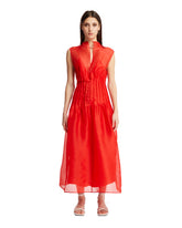 The Wes Dress In Red - KHAITE WOMEN | PLP | dAgency