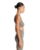 Gray Ribbed Crop Top | PDP | Antonia